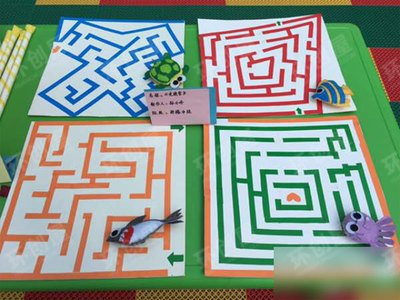 自制迷宫玩具平面设计