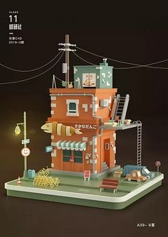 环创平面设计场景图