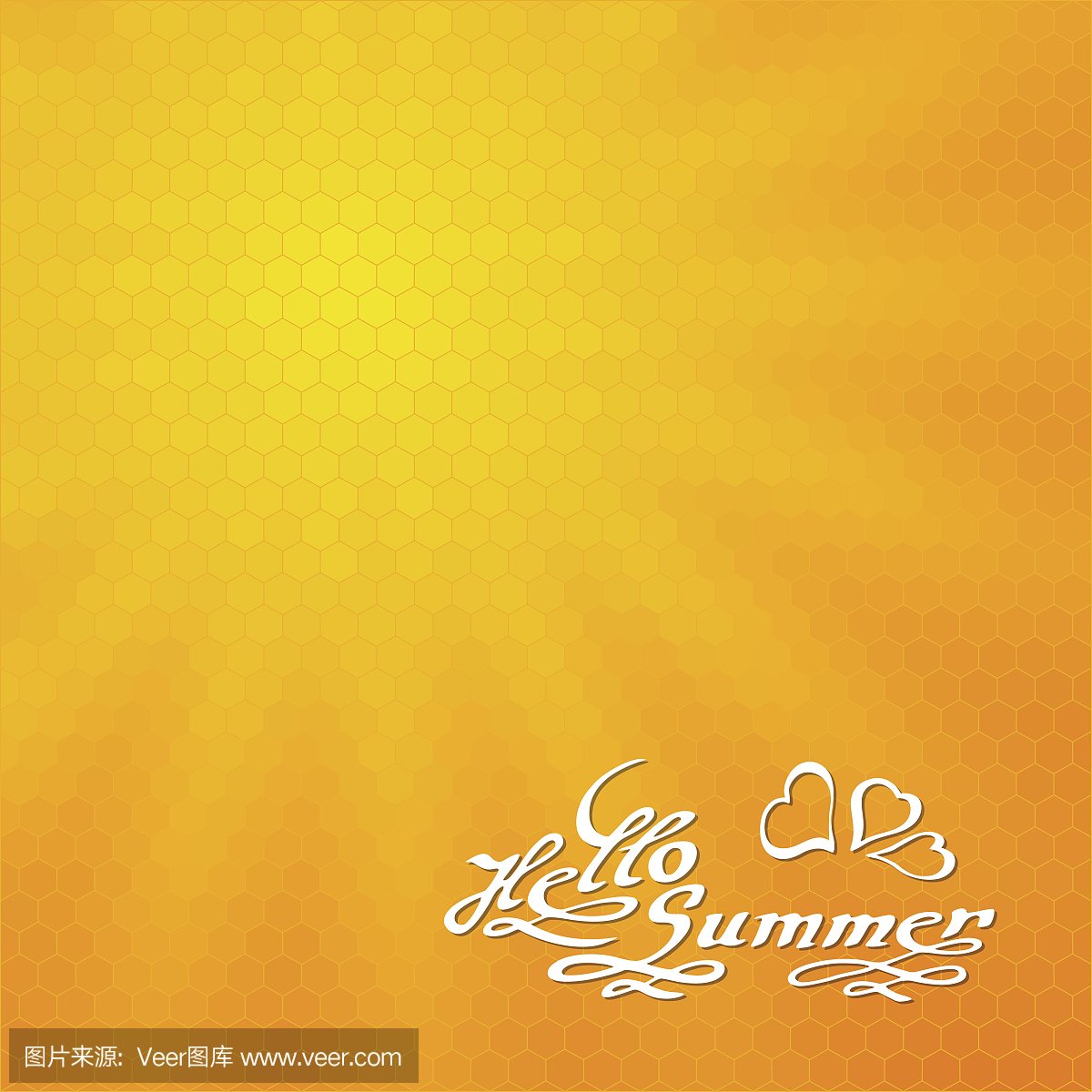 夏天平面设计画画