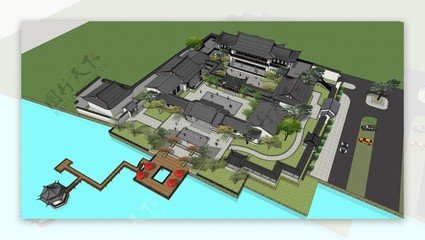 山庄饭店平面设计图