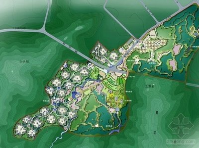 山地公园平面设计手绘