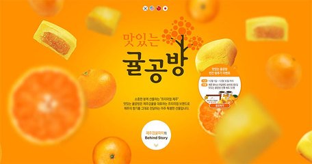 橙色调平面设计色彩