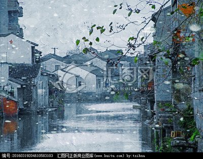 PS平面设计江南图画