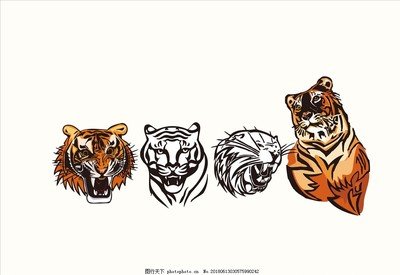 虎图案平面设计