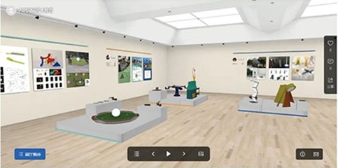 艺术展馆展厅平面设计