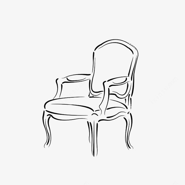 简笔画家具平面设计